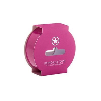 Non Sticky Bondage Tape 175 Meter Pink Pink