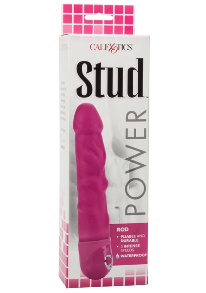 Waterproof Power Stud Rod Dong - Pink