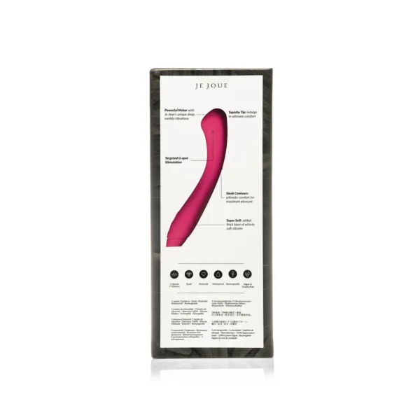Je Joue Juno Waterproof Rechargeable Silicone G-Spot Vibrator -  Fuchsia