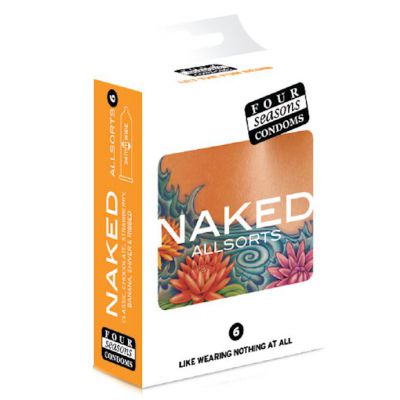 Four Seasons Naked 6 Pack Allsorts Clear