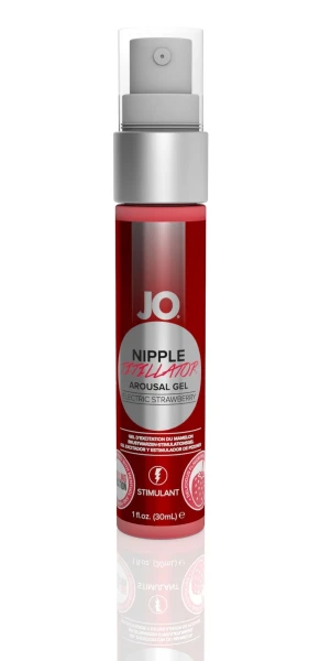 JO Nipple Titillator Arousal Gel Electric Strawberry 1 oz