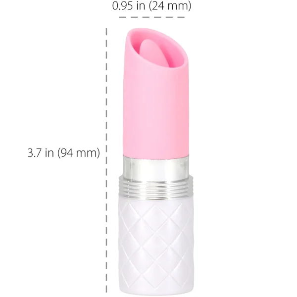 Pillow Talk Lusty Luxurious Rechargeable Silicone Flickering Massager - Pink