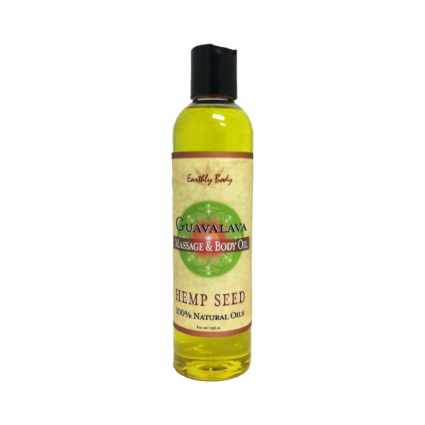 Earthly Body Massage Oil Guavalava 8oz