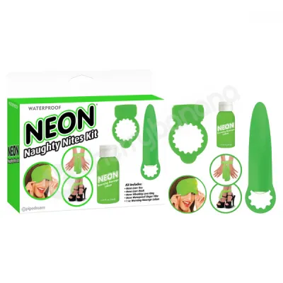 Neon Luv Touch Neon Naughty Nites Kit Green
