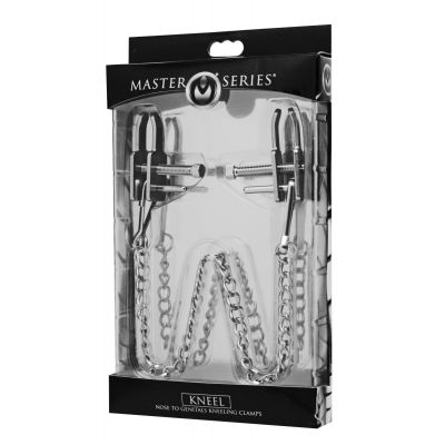 Kneel Genitals Clamps