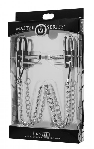 Kneel Genitals Clamps