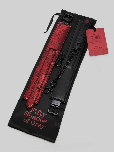 Fifty Shades of Grey Sweet Anticipation Reversible Faux Leather Ankle Cuffs
