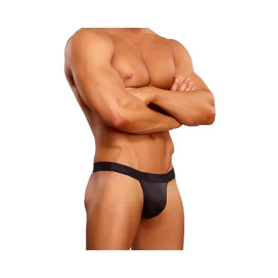 Male Power Cobra Micro V Thong L XL Black