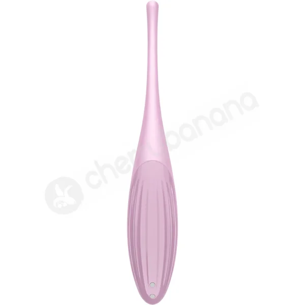 Satisfyer Twirling Joy Pink App Controlled Vibrating Clitoral Stimulator