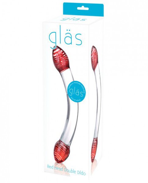 Glas Redhead Double Glass Dildo