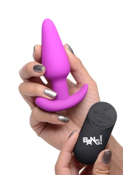 Remote Control 21X Vibrating Silicone Butt Plug — image 23 of 24