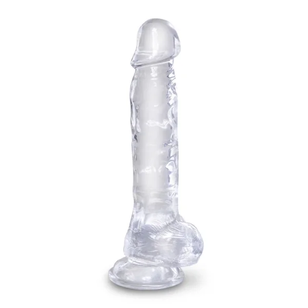Pipedream Products King Cock Clear 8" Cock With Balls — image 4 of 9