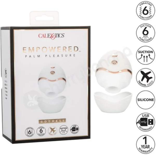 Empowered Palm Pleasure Goddess Clitoral Suction & Vibration