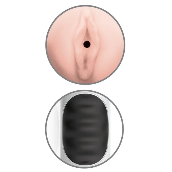 Mega Grip Squeezable Vibrating Pussy Stroker