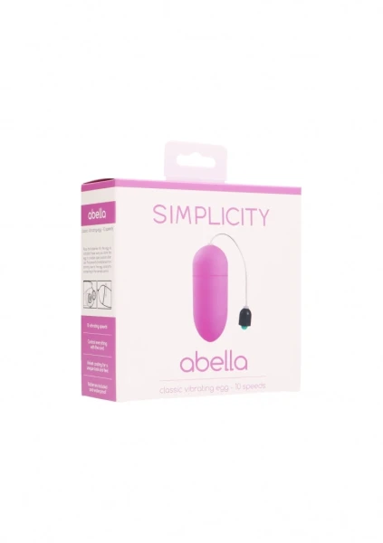ABELLA classic vibrating egg - Pink