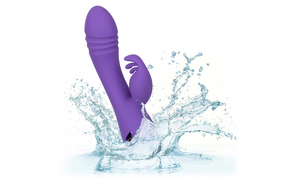 CalExotics West Coast Wave Rider Rotating Rabbit Vibrator