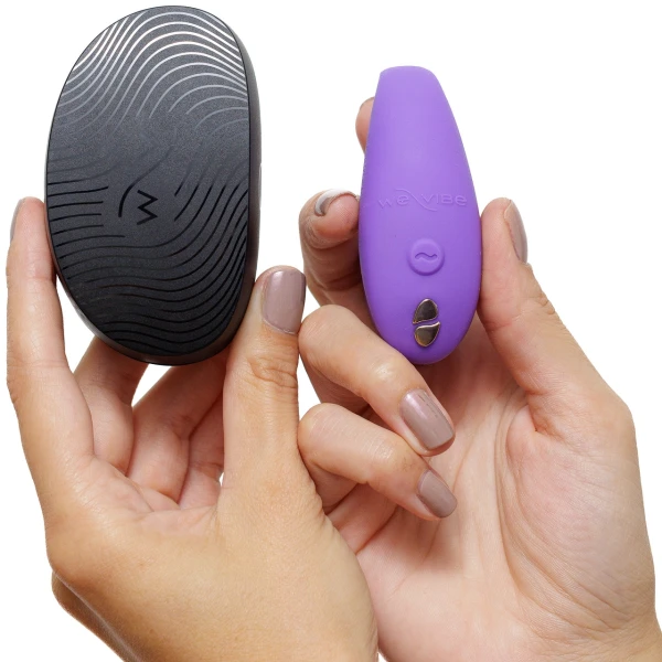 We-Vibe Sync Go App Enabled Waterproof Rechargeable Couples Vibrator - Purple