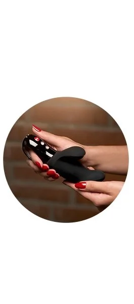 Fun Factory Black Line Miss Bi Rabbit Vibrator Black