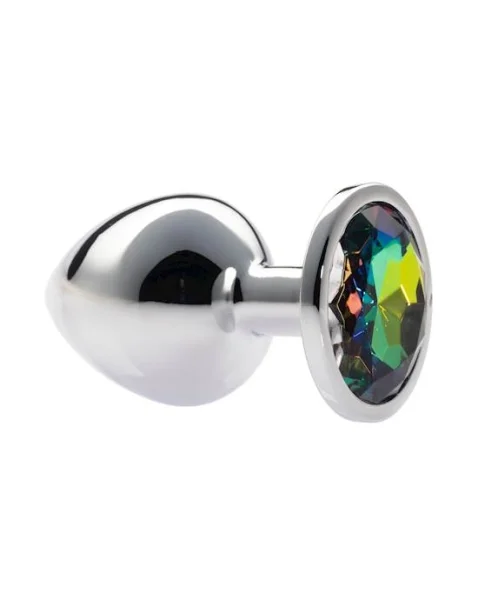 Kink Range Alloy Gem Butt Plug - 3.7 Inch - Large