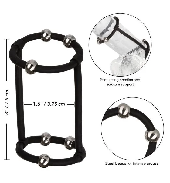 Steel Beaded Silicone Enhancer Cage