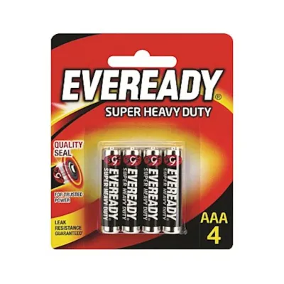 Eveready Super Heavy Duty Aaa 4 Pack