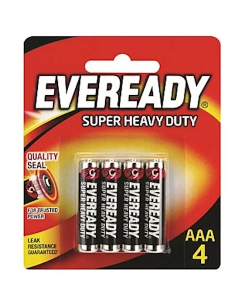 Eveready Super Heavy Duty Aaa 4 Pack