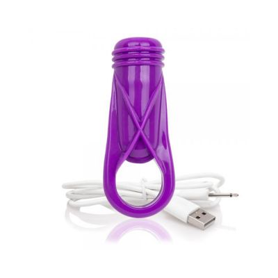 Charged Oyeah Plus Purple Vibrating Cock Ring