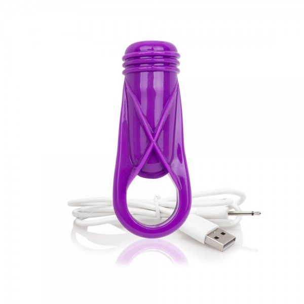 Charged Oyeah Plus Purple Vibrating Cock Ring