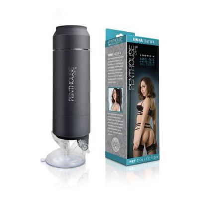 Penthouse Pet CyberSkin Hands Free Adjustable Dual Stroker Jenna Sativa