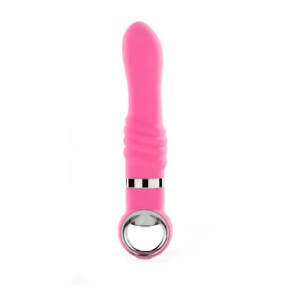 Closet Collection The Christiane Soul Silicone Vibrator Waterproof Pink 7 Inch