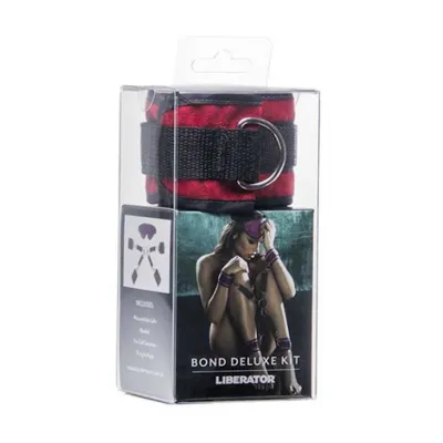 Bond Deluxe Cuff And Blindfold Kit Purple