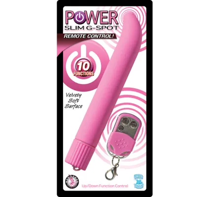 Nasstoys Power Slim G Spot Remote Control Vibe Waterproof Pink