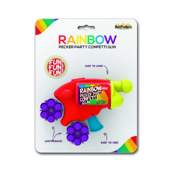 Rainbow Pecker Confetti Gun
