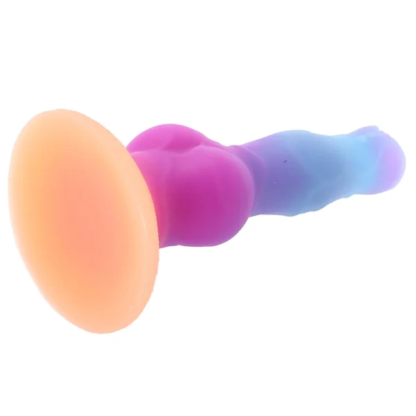 Space Cock Glow-in-The-Dark Alien 8.5" Silicone Suction Cup Dildo By Creature Cocks