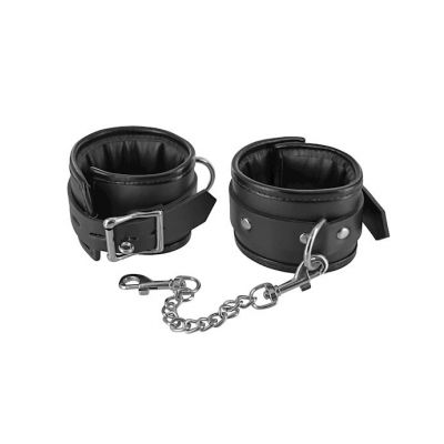 Locking Padded Wrist Cuffs W Chain