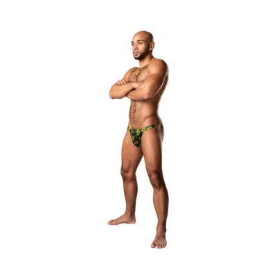 Women s Lingerie Male Power Petal Power Micro Thong Daisy Print L xl