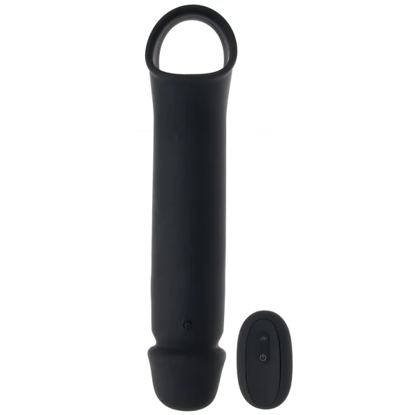 Renegade Brute Vibrating Silicone Penis Extender with Remote