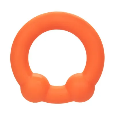 CalExotics Alpha Ring Liquid Silicone Cock Ring with Dual Balls