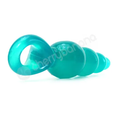 Jolie Ripples Aqua Small Butt Plug