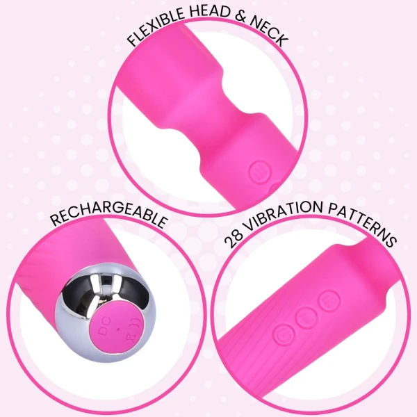 FREE High-Power Silicone Wand Vibrator (Intense Vibrations!) - Add To Your Bag!
