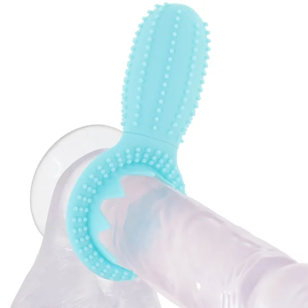 Silicone Rechargeable Elite 12X Enhancer Vibrating Cock Ring By CalExotics