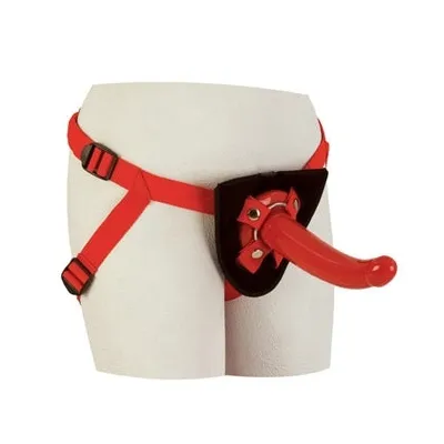 Red Rider Adjustable Strap On With 7 Inch Dong