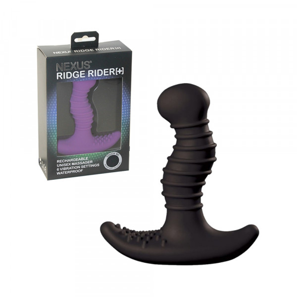 Nexus Ridge Rider+ Unisex Vibrator - Black