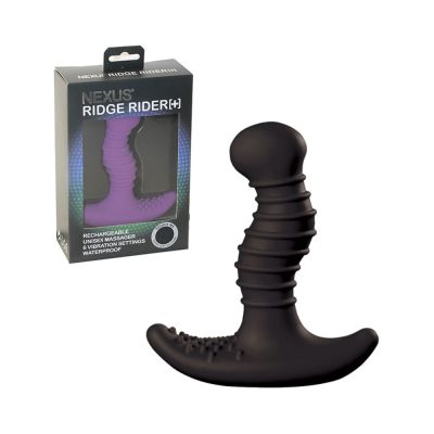 Nexus Ridge Rider Unisex Vibrator Black