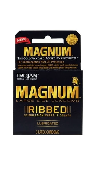 Trojan Magnum Ribbed Condoms