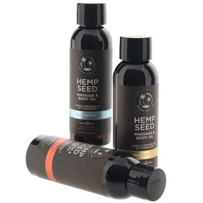 Hemp Seed Massage Oil Summer 2023 Gift Set