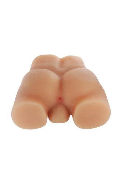 Double Up Dennis Dildo And Ass Masturbator Beige