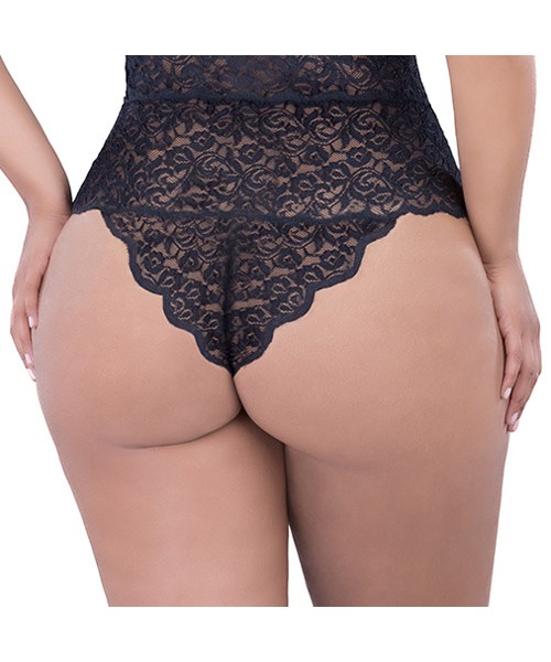 Curves lace teddy queen size