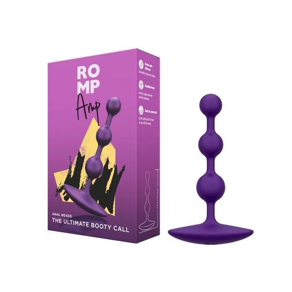 ROMP Amp Flexible Silicone Anal Beads