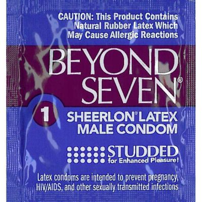 Beyond Seven Studded Condoms Case of 1 008